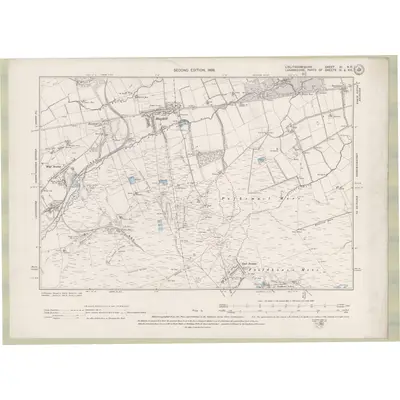 1895 Map of Linlithgowshire Sheet XI.NE, 1898 Print