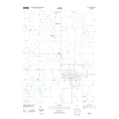 2013 Map of Linton, 2013 Print