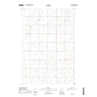 2018 Map of Linton NE, 2018 Print