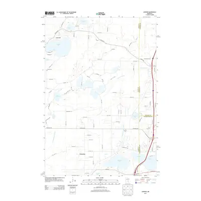 2013 Map of Linwood, 2013 Print