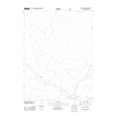 2012 Map of Linwood Canyon, 2012 Print