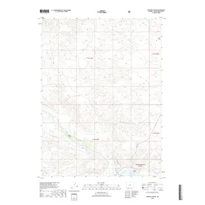 2018 Map of Linwood Canyon, 2018 Print