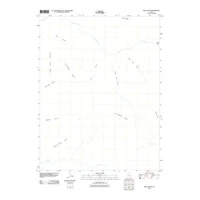 2011 Map of Lion Canyon, 2011 Print