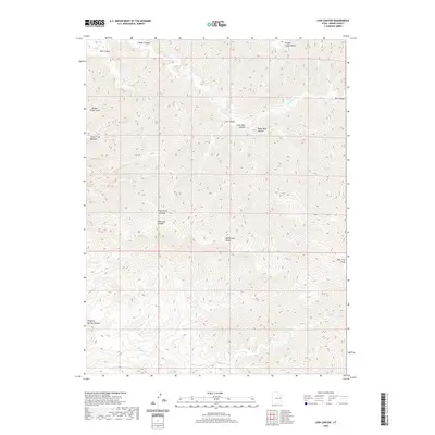 2020 Map of Lion Canyon, 2020 Print