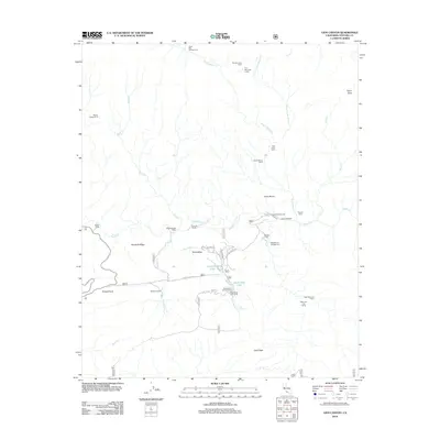 2012 Map of Lion Canyon, 2012 Print