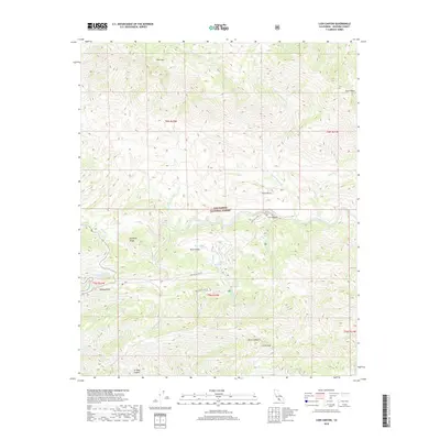 2018 Map of Lion Canyon, 2018 Print