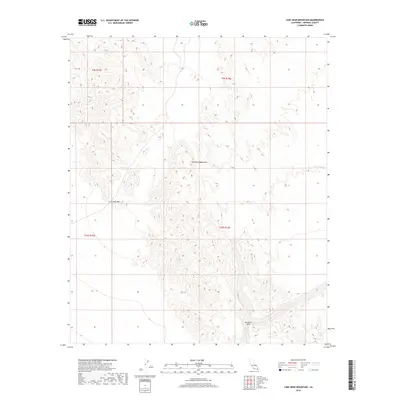 2018 Map of Lion Head Mountain, 2018 Print