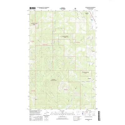 2017 Map of Lion Mountain, 2017 Print