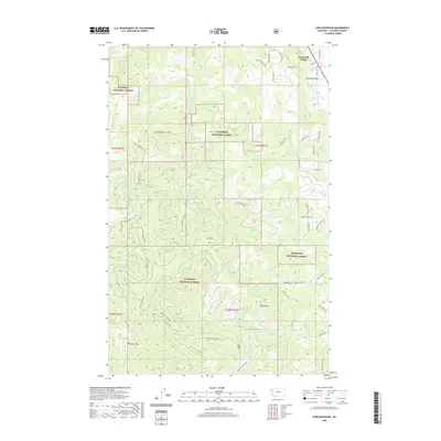 2020 Map of Lion Mountain, 2020 Print