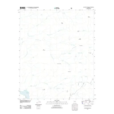 2011 Map of Lion Mountain, 2011 Print