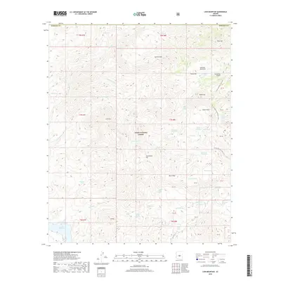 2018 Map of Lion Mountain, 2018 Print