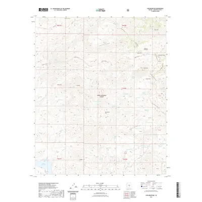 2021 Map of Lion Mountain, 2021 Print
