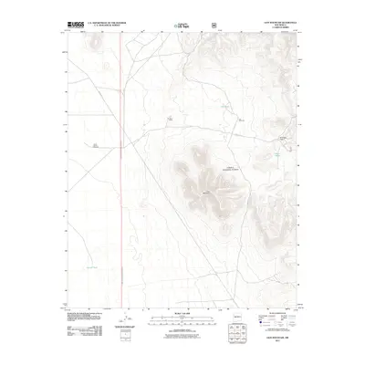 2011 Map of Lion Mountain, 2011 Print
