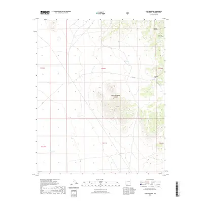 2020 Map of Lion Mountain, 2020 Print