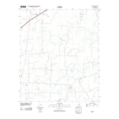 2010 Map of Lipan, 2010 Print