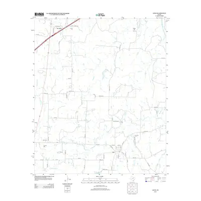 2012 Map of Lipan, 2012 Print