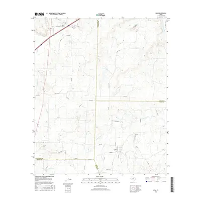 2016 Map of Lipan, 2016 Print