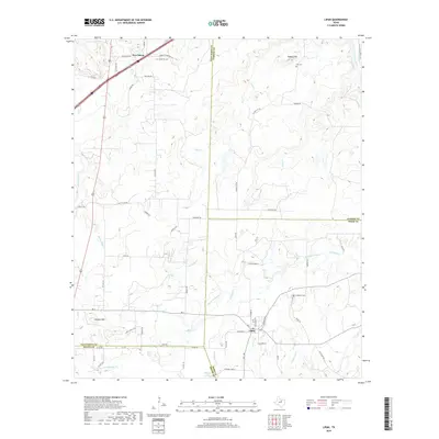2019 Map of Lipan, 2019 Print
