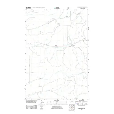 2011 Map of Lippert Gulch, 2011 Print