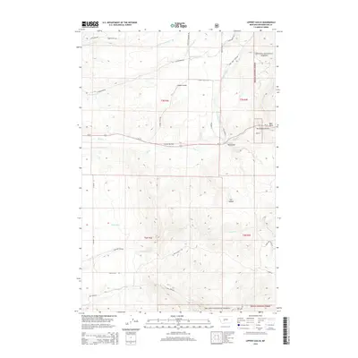 2014 Map of Lippert Gulch, 2014 Print