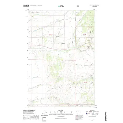 2020 Map of Lippert Gulch, 2020 Print