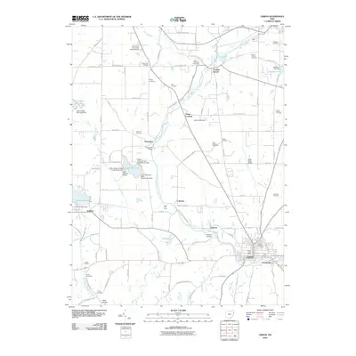 2010 Map of Lisbon, 2010 Print