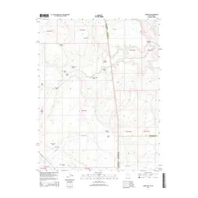 2014 Map of Lisbon Gap, 2014 Print