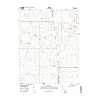 2017 Map of Lisbon Gap, 2017 Print