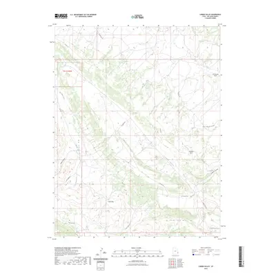 2023 Map of Lisbon Valley, 2023 Print