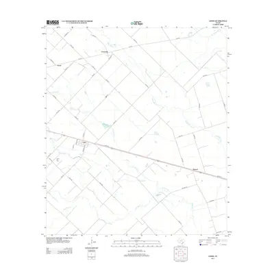 2013 Map of Lissie, 2013 Print