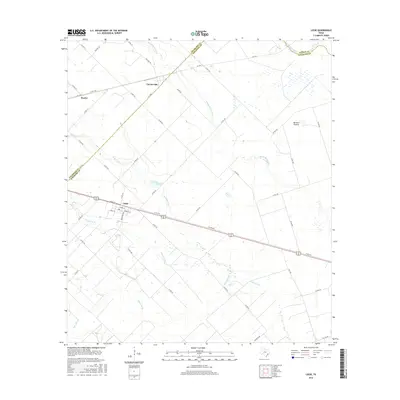 2016 Map of Lissie, 2016 Print