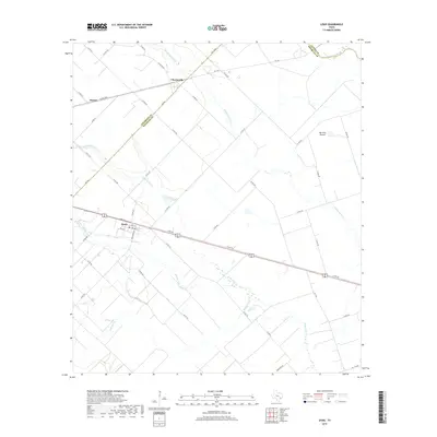 2019 Map of Lissie, 2019 Print