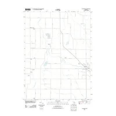 2011 Map of Litchfield, 2011 Print