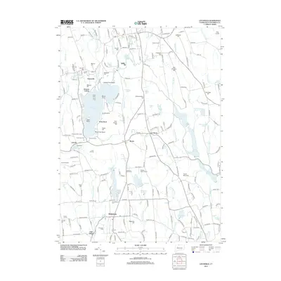 2012 Map of Litchfield, 2012 Print