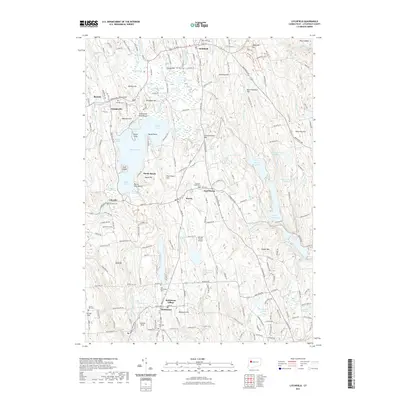 2021 Map of Litchfield, 2021 Print
