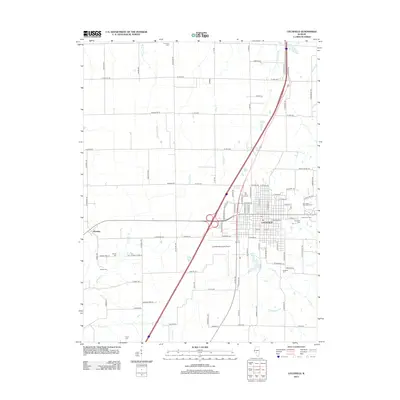 2012 Map of Litchfield, 2012 Print