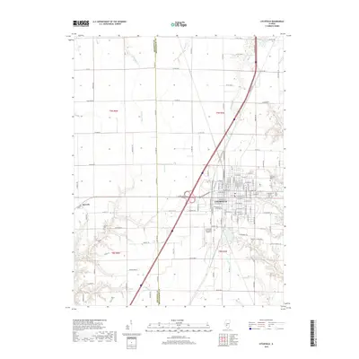 2018 Map of Litchfield, 2018 Print
