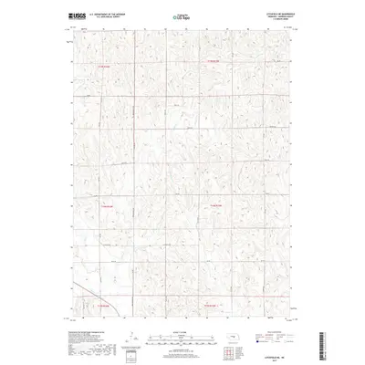2017 Map of Litchfield NE, 2017 Print