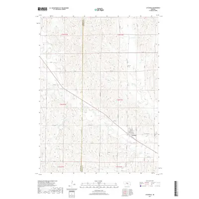 2017 Map of Litchfield, 2017 Print