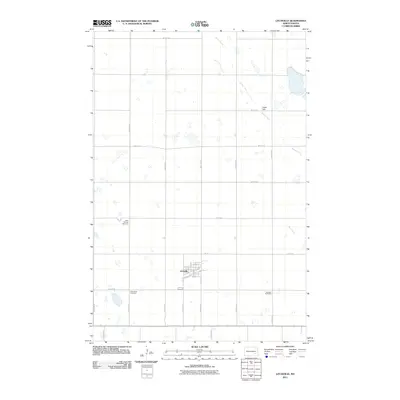 2011 Map of Litchville, 2011 Print