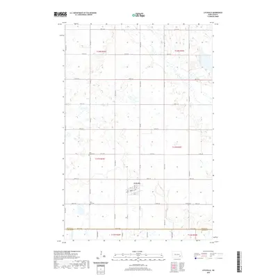 2020 Map of Litchville, 2020 Print