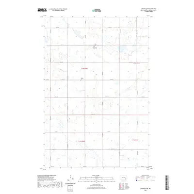 2020 Map of Litchville SW, 2020 Print