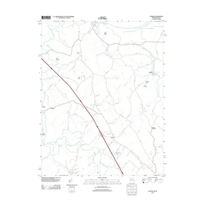 2012 Map of Lithium, 2012 Print