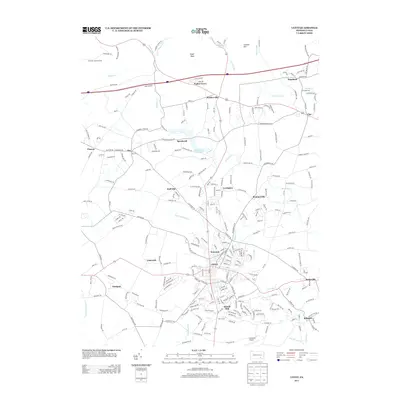 2013 Map of Lititz, 2013 Print