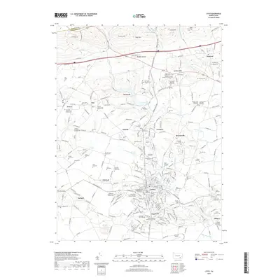 2019 Map of Lititz, 2019 Print