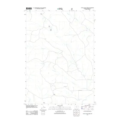 2012 Map of Little Alkali Creek, 2012 Print