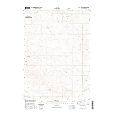 2015 Map of Little Alkali Creek, 2015 Print