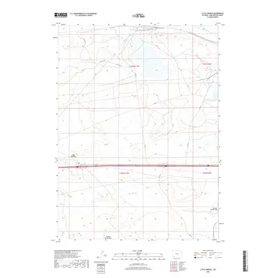2018 Map of Little America, 2018 Print