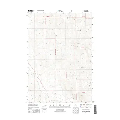 2013 Map of Little Antelope Flat, 2013 Print