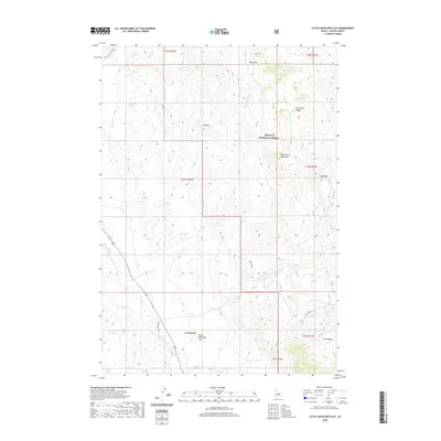2020 Map of Little Antelope Flat, 2020 Print